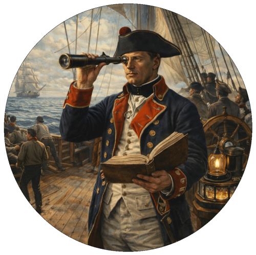 warship deck crew at stations